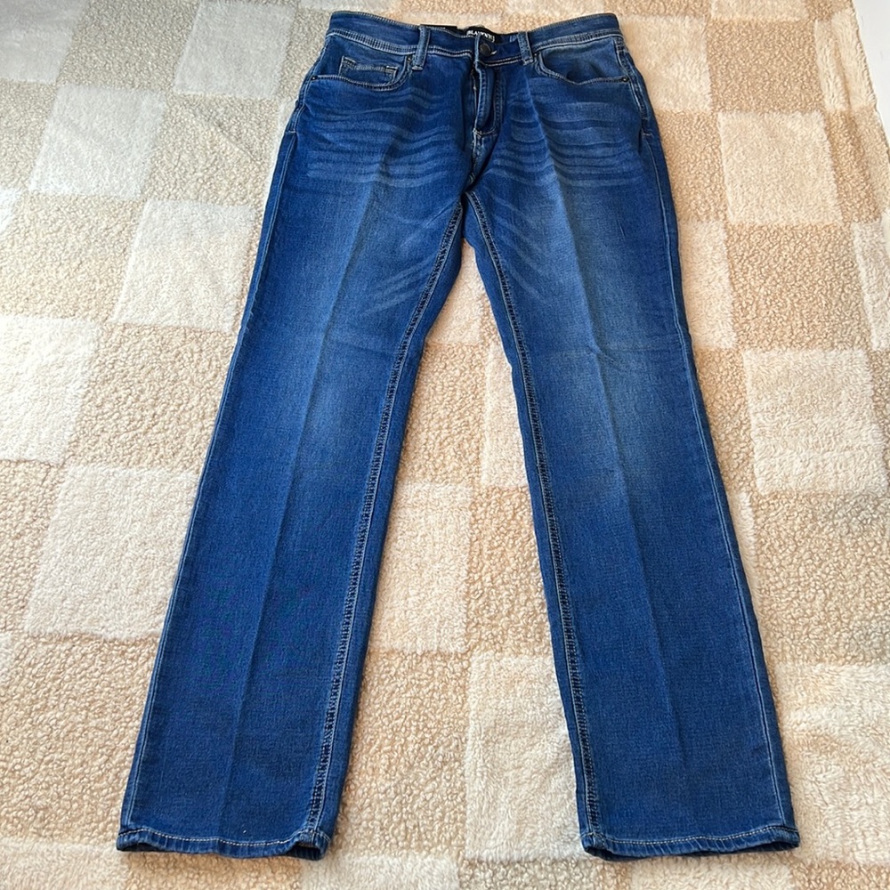 BlankNyc Wooster Slim Fit Jeans Distressed